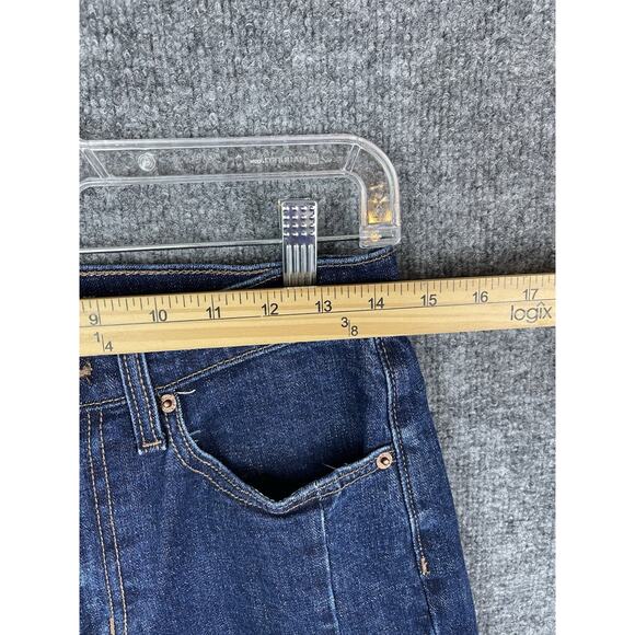 Old Navy High Rise Baggy Barrel Leg Evie Jeans Size 4 Blue - Picture 4 of 10